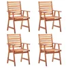 Image de Vidaxl - Chaises À Manger D'Extérieur Lot De 4 Acacia Massif