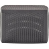 Image de vidaXL Table d'appoint moka 54×54×36,5 cm plastique