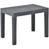 Image de vidaXL Bancs de jardin 2 pcs. Anthracite Plastique