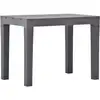 Image de vidaXL Bancs de jardin 2 pcs. Mocca Plastique