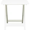 Image de vidaXL Table de jardin pliante blanche 79 x 72 x 70 cm plastique
