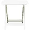Image de Vidaxl - Table Pliable De Jardin Blanc 79x72x70 Cm Plastique