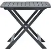Image de vidaXL Table de jardin pliante anthracite 79x72x70 cm plastique