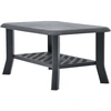 Image de vidaXL Table basse anthracite 90x60x46 cm plastique