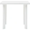 Image de vidaXL Table de jardin blanche 80x75x72 cm plastique