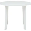Image de vidaXL Table de jardin blanche 89 cm plastique