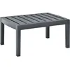 Image de Vidaxl - Table De Jardin Anthracite 78x55x38 Cm Plastique
