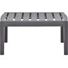 Image de vidaXL Table de jardin moka 78x55x38 cm plastique
