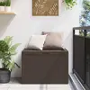 Image de vidaXL Coffre de jardin brun 78x44x55 cm