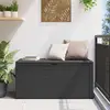 Image de vidaXL Coffre de jardin anthracite 116x44x55 cm