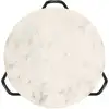 Image de Table basse blanche 40×40×40 cm pierre véritable imitation marbre