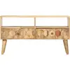 Image de Armoire TV 90 x 30 x 50 cm en bois massif de manguier