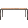 Image de vidaXL Salon de jardin 9 pièces avec coussins Poly Rattan Gris