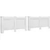 Image de Vidaxl Radiator Covers 2 Pcs White 152x19x81,5 Cm Mdf (2x284324)