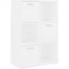 Image de Armoire De Rangement Blanc 60x29,5x90 Cm Bois D'Ingénierie Vidaxl