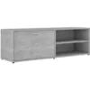Image de Meuble Tv Gris Béton 120x34x37 Cm Aggloméré