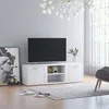 Image de Meuble Tv Blanc 120x34x37 Cm Aggloméré