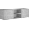 Image de vidaXL Armoire TV gris béton 120x34x37 cm Bois composite