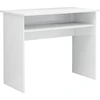Image de vidaXL Bureau blanc brillant 90x50x74 cm bois composite