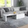 Image de Table Basse Blanc 150x50x35 Cm Bois D'Ingénierie Vidaxl