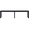 Image de vidaXL Banc de jardin 180 cm PS-plateau noir