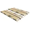Image de Vidaxl - Sommiers À Lattes Sans Matelas 2 Pcs Avec 28 Lattes 80x200 Cm