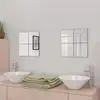 Image de Vidaxl - Carreaux De Miroir Sans Cadre 16 Pcs 20,5 Cm