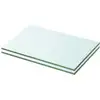 Image de Vidaxl - Panneaux D'Étagère 2 Pcs Verre Transparent 20 X 25 Cm