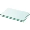 Image de Panneaux D'Étagère 2 Pcs Verre Transparent 30 X 12 Cm Vidaxl
