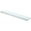 Image de Vidaxl - Panneaux D'Étagère 2 Pcs Verre Transparent 80 X 12 Cm