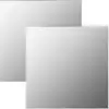 Image de Miroirs Muraux 2 Pcs 50x50 Cm Carrés Dans Le Verre