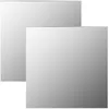 Image de Vidaxl Miroirs Muraux 2 Pcs 60x60 Cm Carré Verre