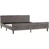 Image de Vidaxl - Cadre De Lit Sans Matelas Gris Velours 180x200 Cm