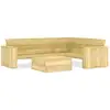 Image de Vidaxl - Salon De Jardin 2 Pcs Bois De Pin Imprégné