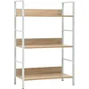 Image de Vidaxl - Bibliothèque À 3 Niveaux Chêne 60x27,6x90,5cm Bois D'Ingénierie
