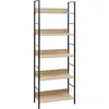 Image de Vidaxl 5-layer Book Shelf Oak 60x27,6x158,5 Cm Engineered Wood