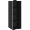 Image de vidaXL Rangement suspendu pour armoires 2 pcs. avec 4 compartiments Tissu