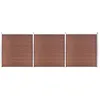 Image de Vidaxl - Clôture De Jardin Wpc 526x186 Cm Marron
