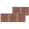 Image de Vidaxl Clôture De Jardin Wpc 872x186 Cm Marron