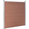 Image de Vidaxl - Clôture De Jardin Wpc 1045x186 Cm Marron