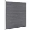 Image de Vidaxl - Clôture De Jardin Wpc 526x186 Cm Gris