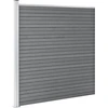 Image de vidaXL Clôture de jardin WPC 699x186 cm Gris