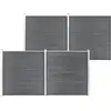 Image de Vidaxl - Clôture De Jardin Wpc 699x186 Cm Gris