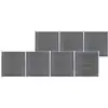 Image de Vidaxl - Clôture De Jardin Wpc 1218x186 Cm Gris