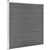 Image de vidaXL Clôture de jardin WPC 1564x186 cm Gris