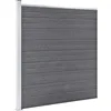 Image de Vidaxl - Clôture De Jardin Wpc 1737x186 Cm Gris