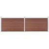 Image de Vidaxl - Clôture De Jardin Wpc 353x106 Cm Marron