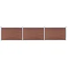 Image de Vidaxl - Clôture De Jardin Wpc 526x106 Cm Marron