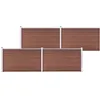 Image de Vidaxl - Clôture De Jardin Wpc 699x106 Cm Marron