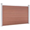 Image de vidaXL Clôture de jardin WPC 872x106 cm Marron